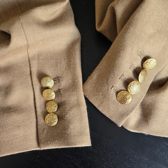 J. Crew Factory Original Schoolboy Blazer Wool Camel Preppy Academia Women 2 - Picture 10 of 13